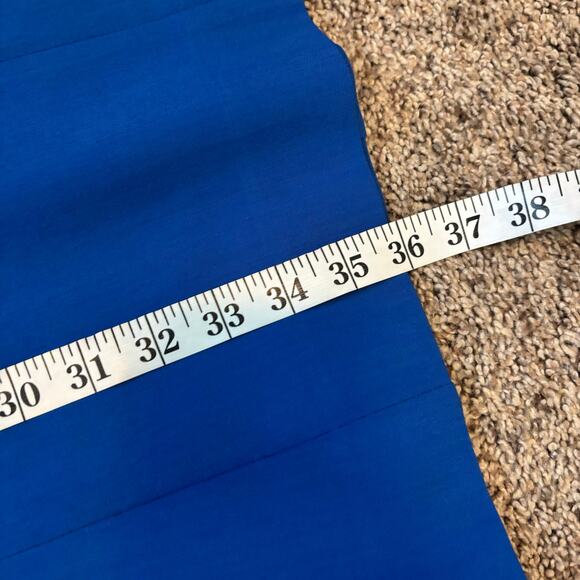 M.M. Lafleur The Emily Dress Sz 4 Recycled WonderTex Bright Indigo Career - Picture 11 of 12